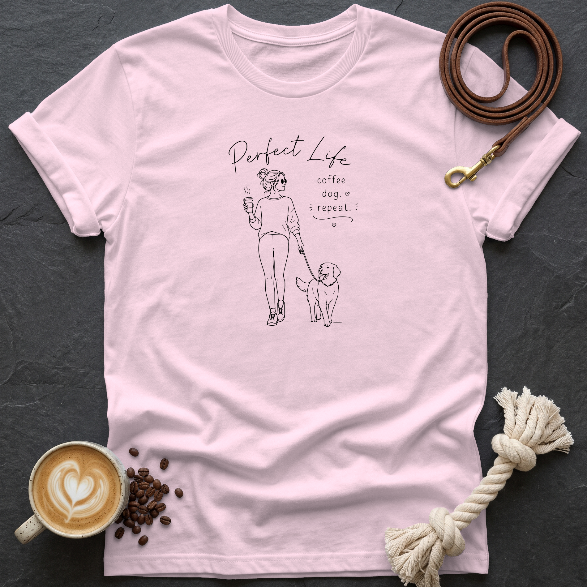 Perfect Life T-Shirt - Light Pink