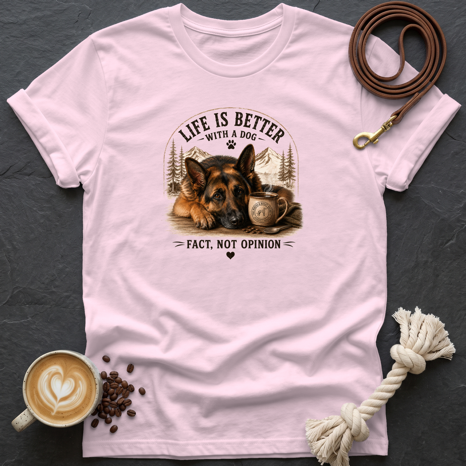 Life is Better T-Shirt - Light Pink