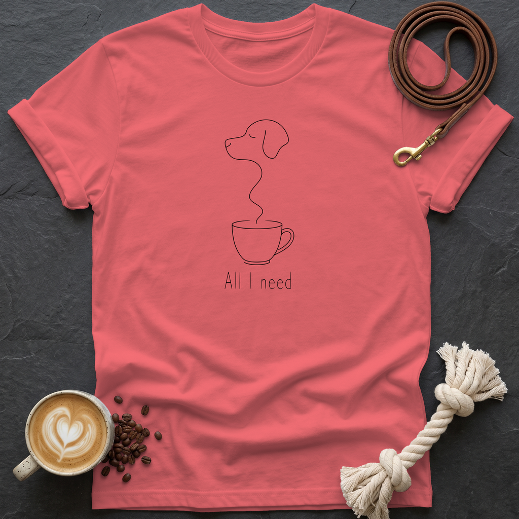 All I Need T-Shirt - Coral Silk