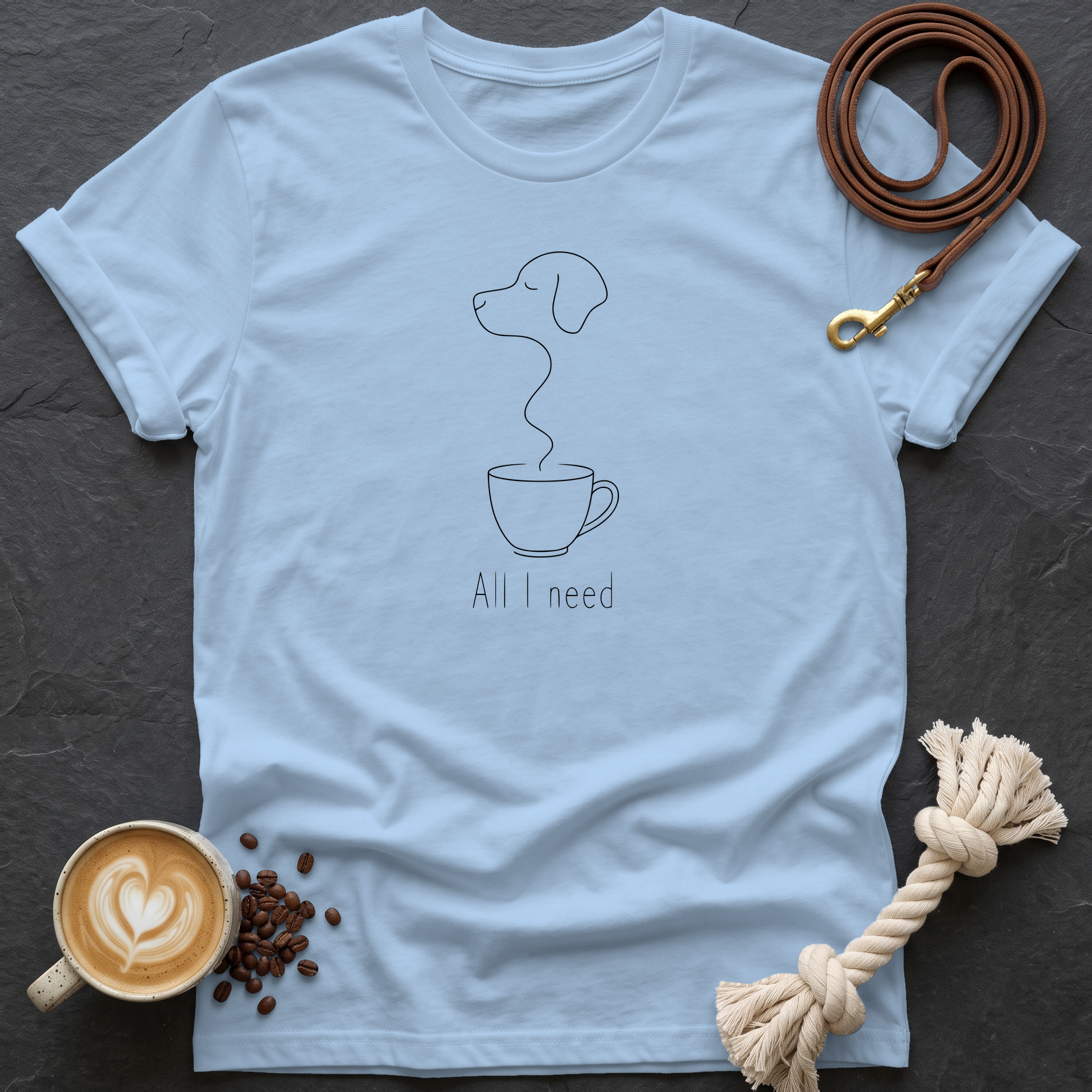 All I Need T-Shirt - Light Blue