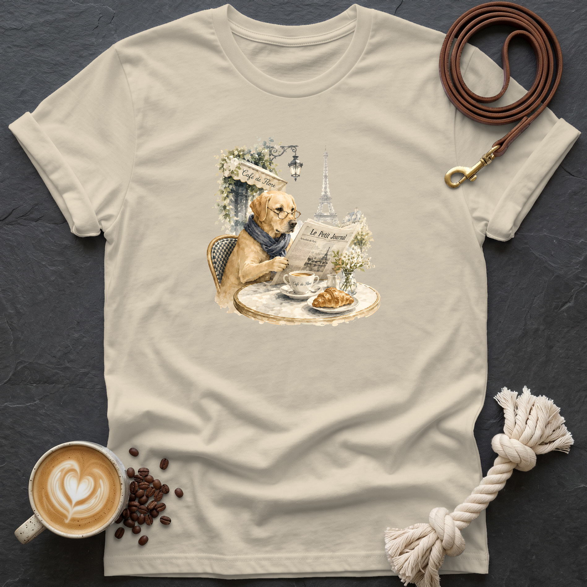 Cafe de Flore T-Shirt - Sand