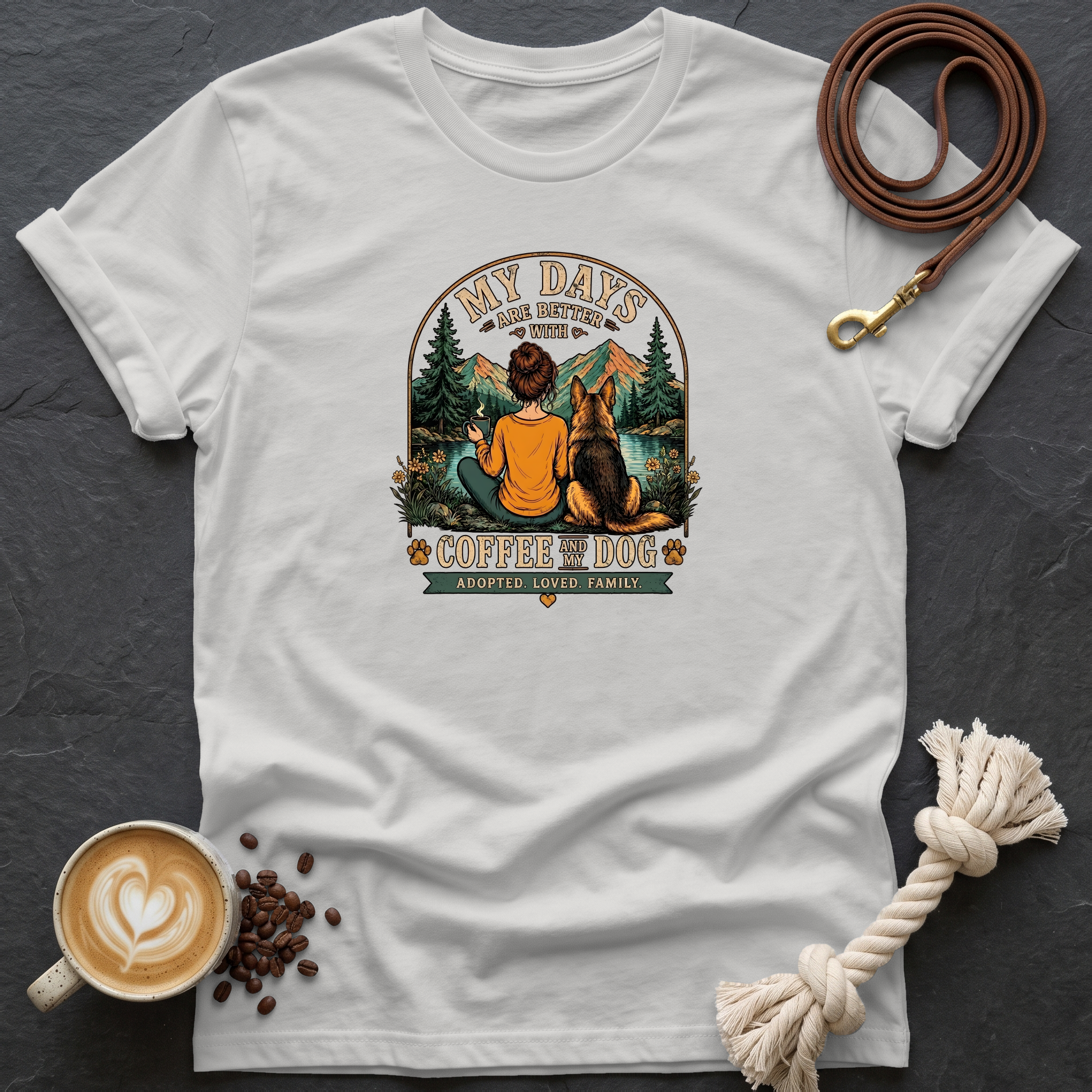 My days are Better T-Shirt - Ice Grey