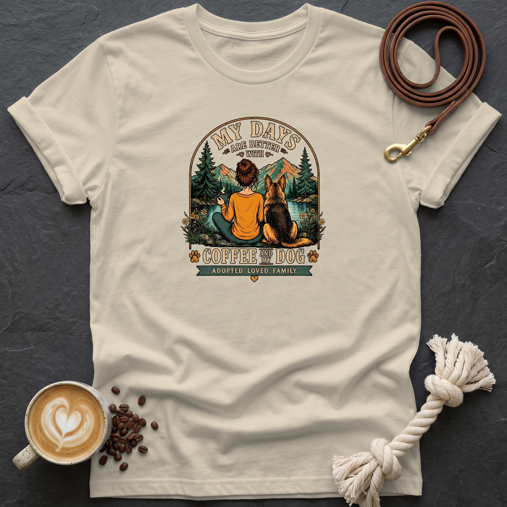 My days are Better T-Shirt - Sand