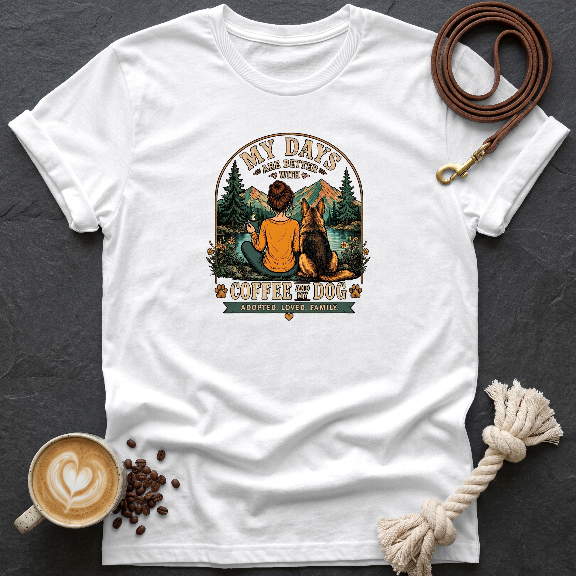 My days are Better T-Shirt - White