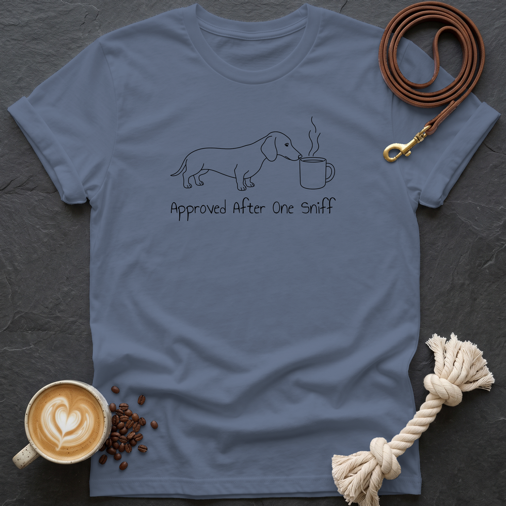 Approved After One Sniff T-Shirt - Heather Indigo