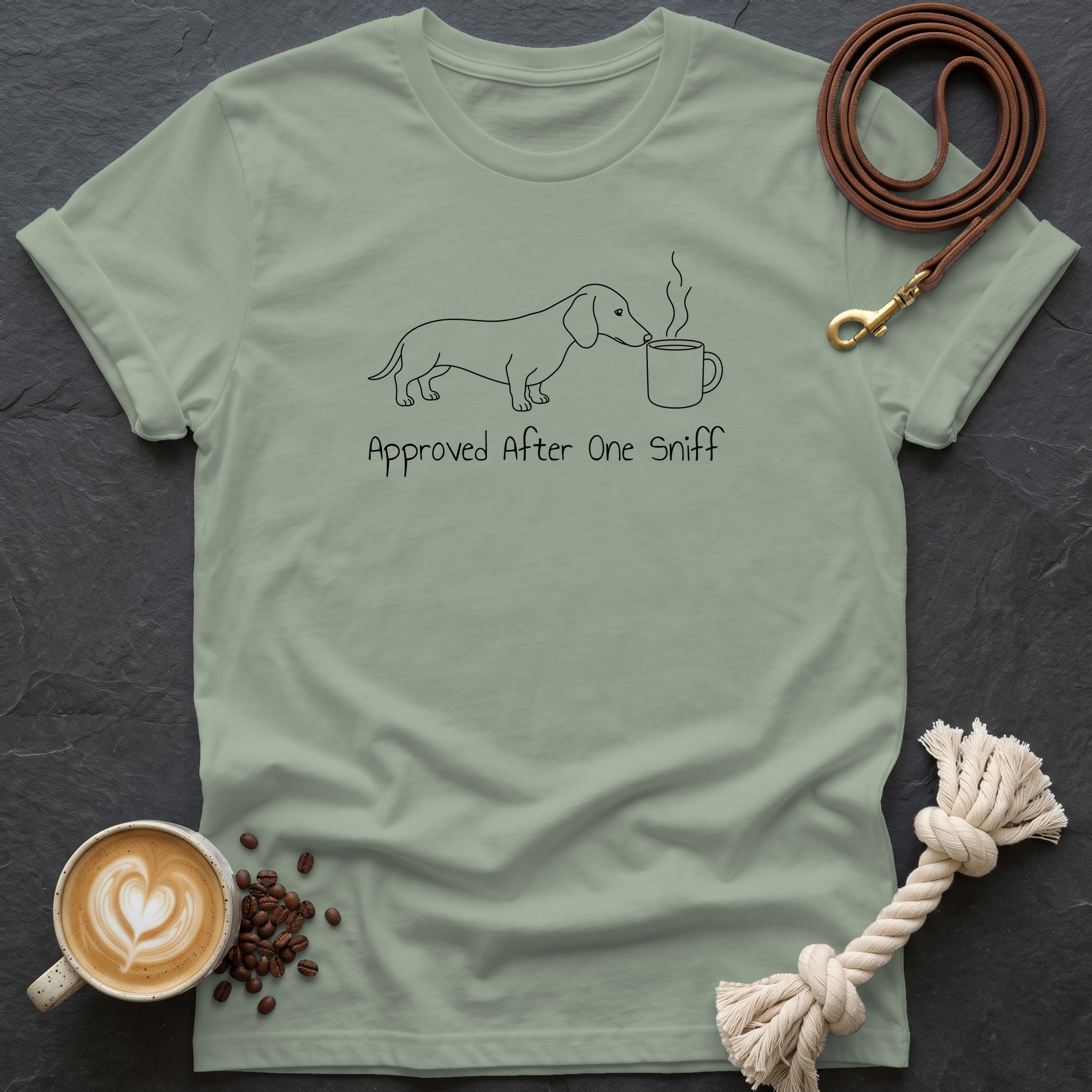 Approved After One Sniff T-Shirt - Sage