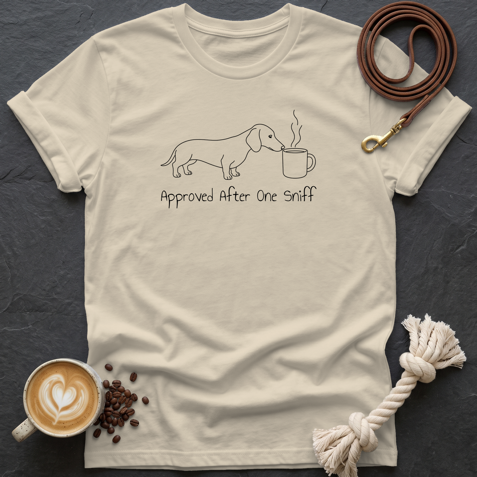 Approved After One Sniff T-Shirt - Sand