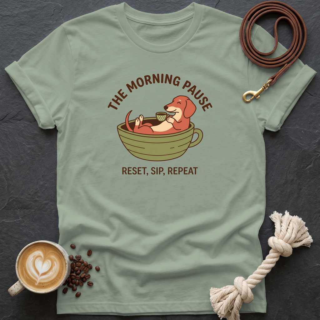 The Morning Pause T-Shirt - Sage