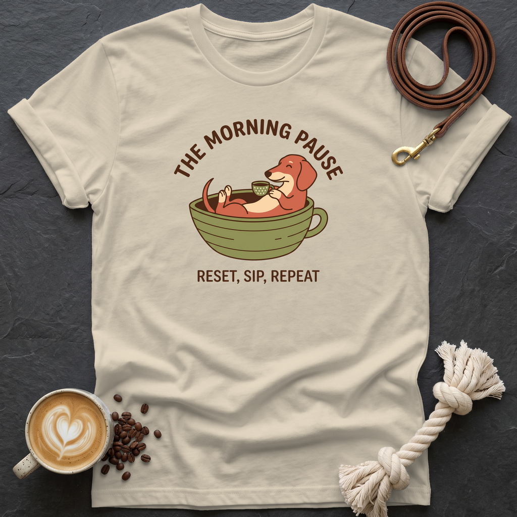 The Morning Pause T-Shirt - Sand