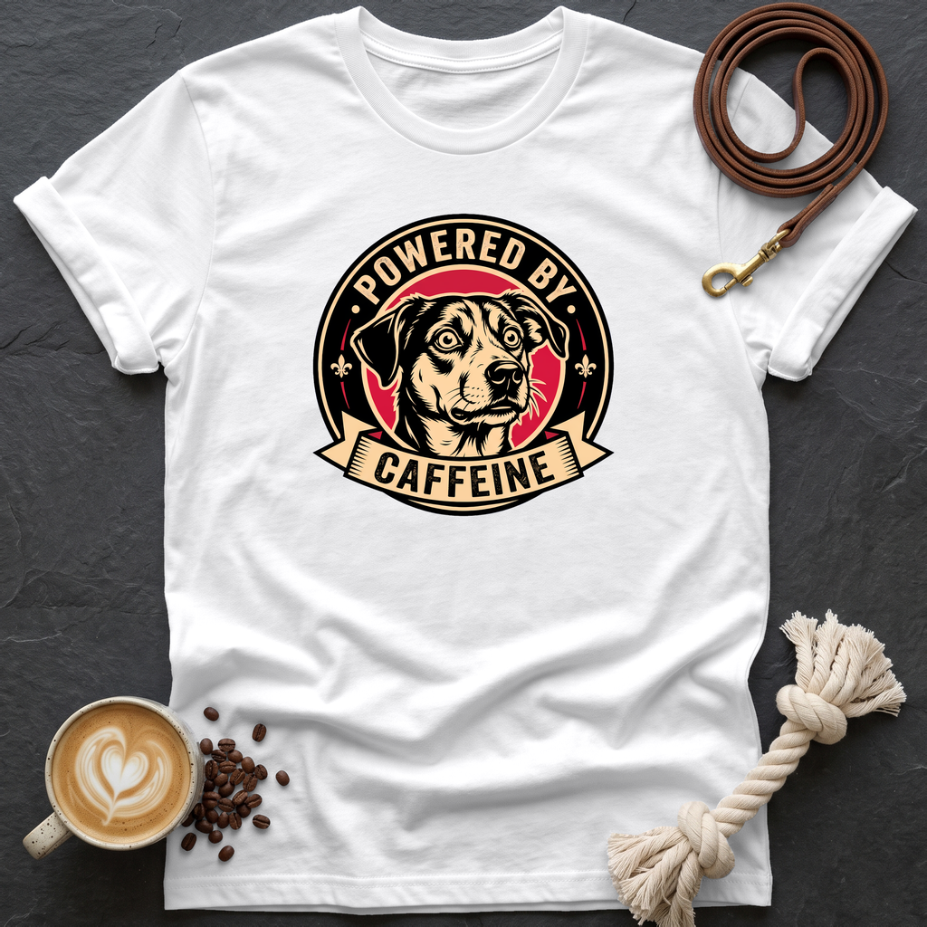Powered by Caffeine T-Shirt - White