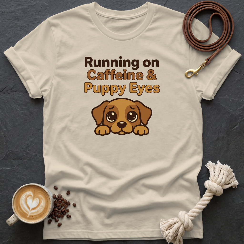 Puppy Eyes T-Shirt - Sand