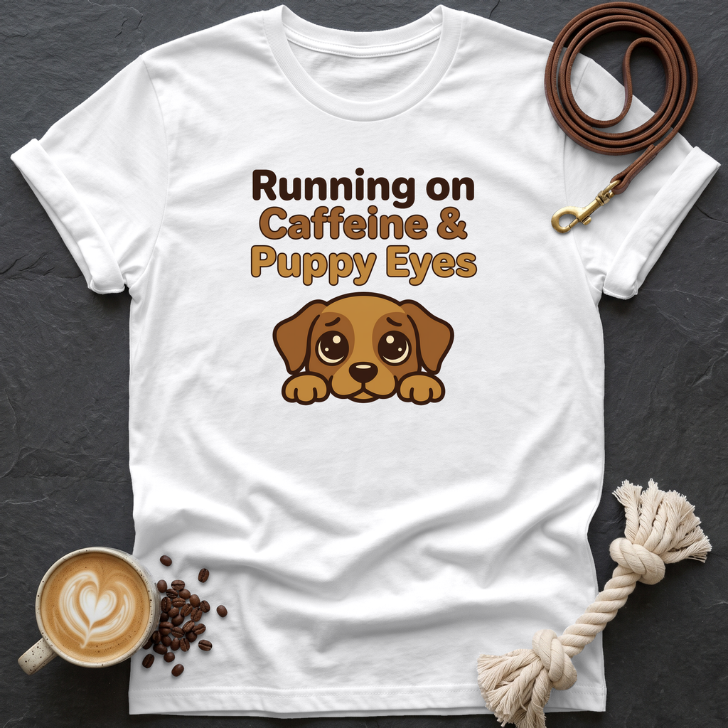 Puppy Eyes T-Shirt - White