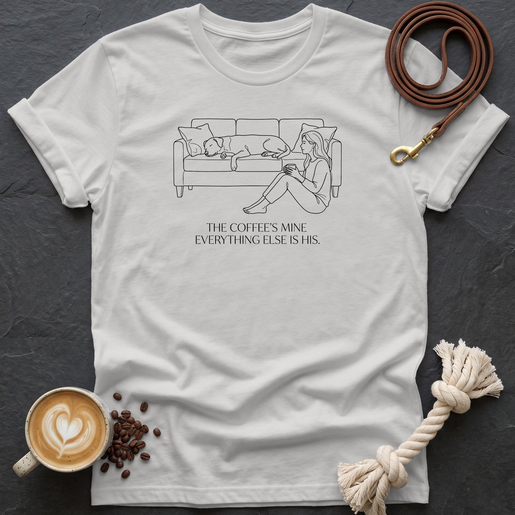 The coffee's Mine T-Shirt - Ice Grey