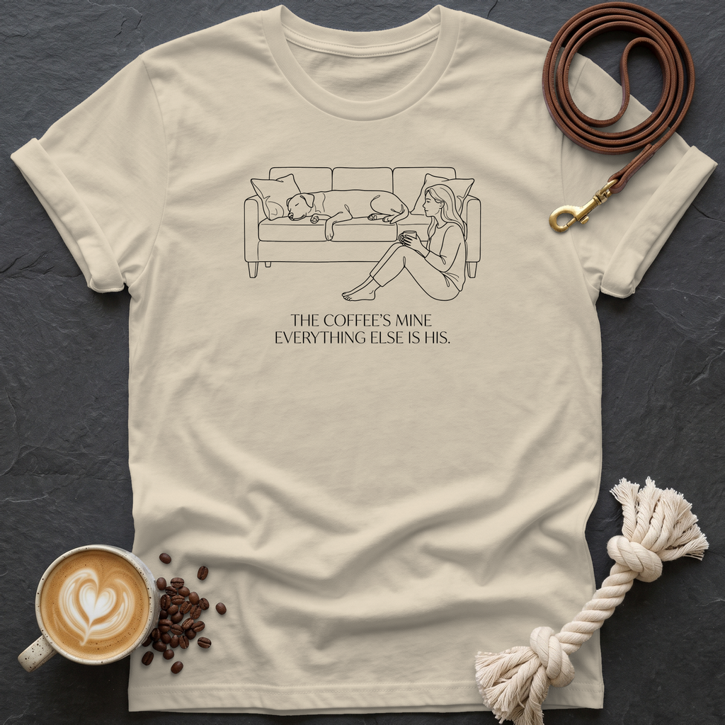 The coffee's Mine T-Shirt - Sand