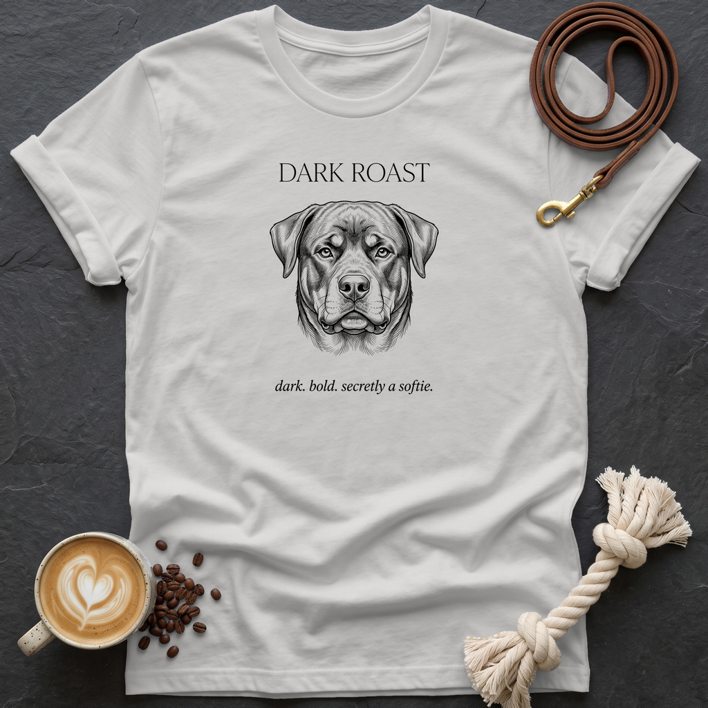 Rottweiler Dark Roast T-Shirt - Ice Grey