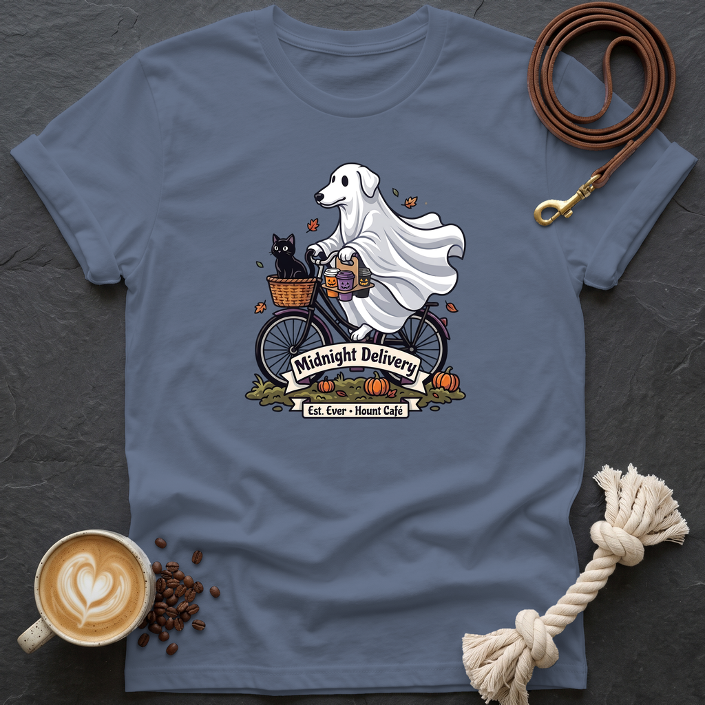 Midnight Delivery T-Shirt - Heather Indigo