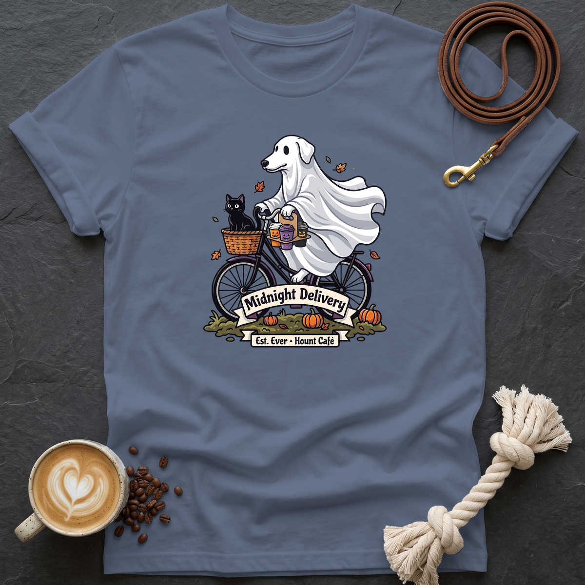 Midnight Delivery T-Shirt - Heather Indigo
