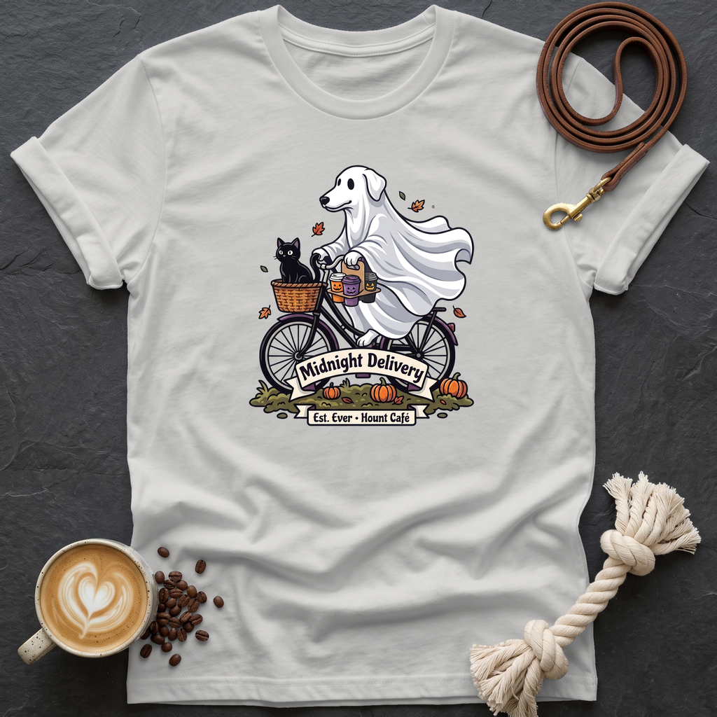 Midnight Delivery T-Shirt - Ice Grey