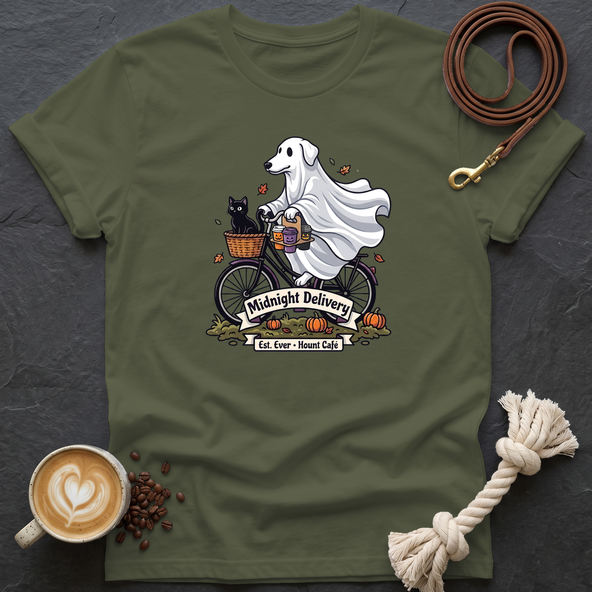 Midnight Delivery T-Shirt - Military Green