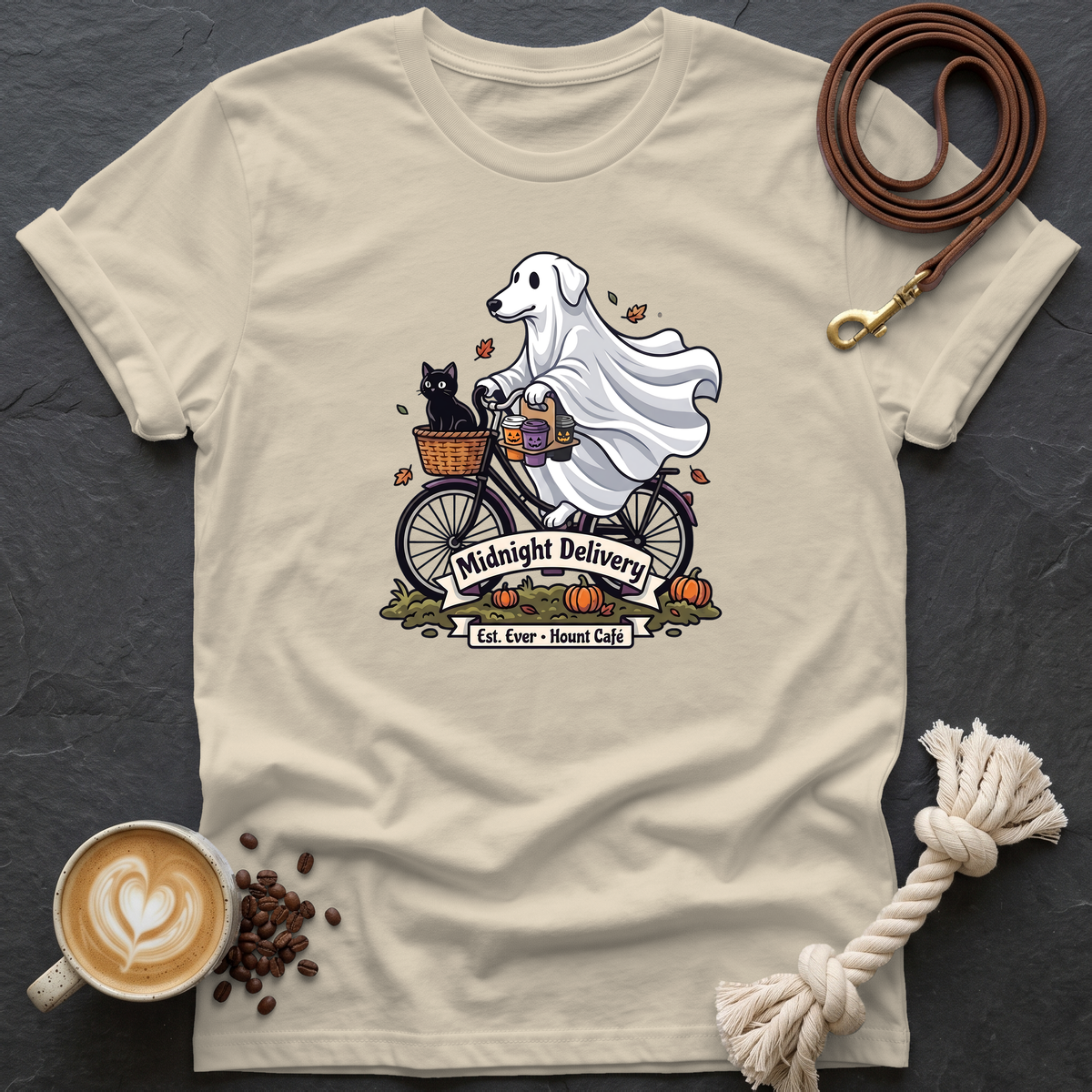 Midnight Delivery T-Shirt - Sand
