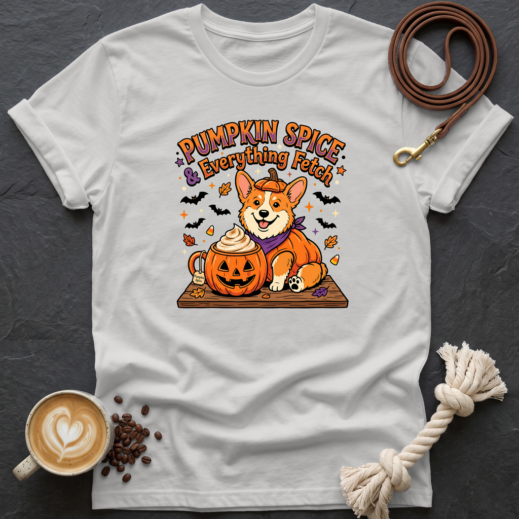 Pumpkin Spice T-Shirt - Ice Grey