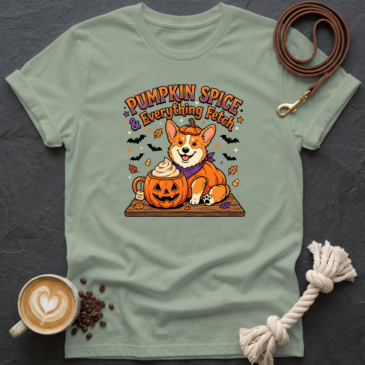 Pumpkin Spice T-Shirt - Sage