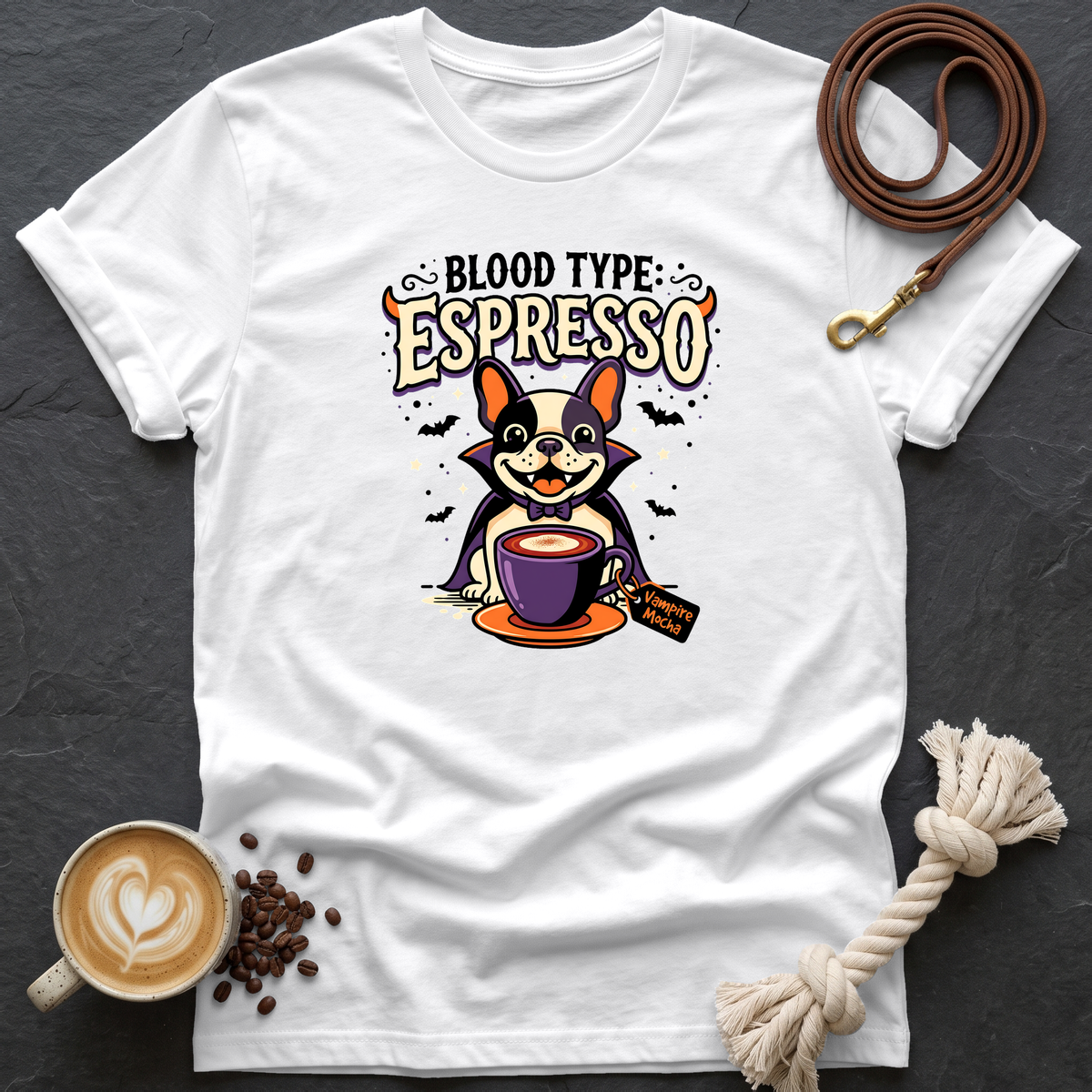 Blood Type Espresso T-Shirt - White